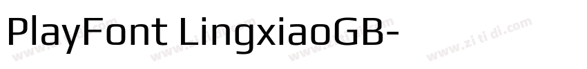 PlayFont LingxiaoGB字体转换